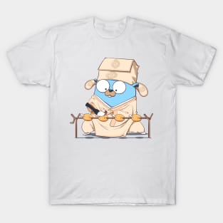 Golang Gopher Go Chicken T-Shirt